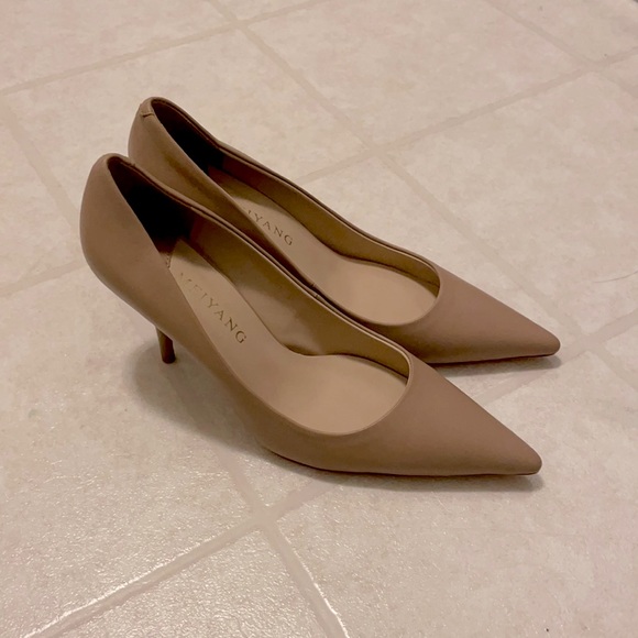 Meiyang Nude 9cm heels, lamb leather - Picture 2 of 6